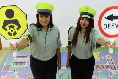 Actividad ludica de Agente de Transito