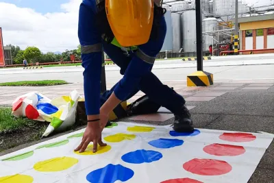 Actividad ludica de twister